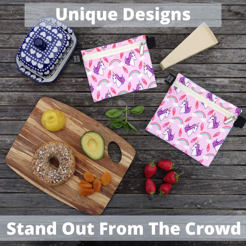 Reusable Sandwich & Snack Bags - by SnackJacket | Set