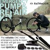 Rathmoor CNC Machined Bike Mini Pump with inline Gauge and