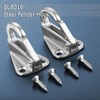 Atibin Outdoor Coat Hanging Hook Stainless Hat Marine Screw Hooks