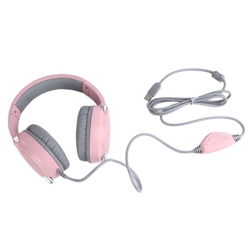 Gaming Headset 7.1 Sound RGB Light 50mm USB Powerful Bass