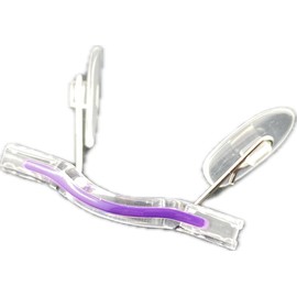 Switch It! Original Universal Nose Bridges & Comfort Pads for Switch It! Glasses - Perfect Fit, Skin-friendly, Durable, With stripes purple 256b