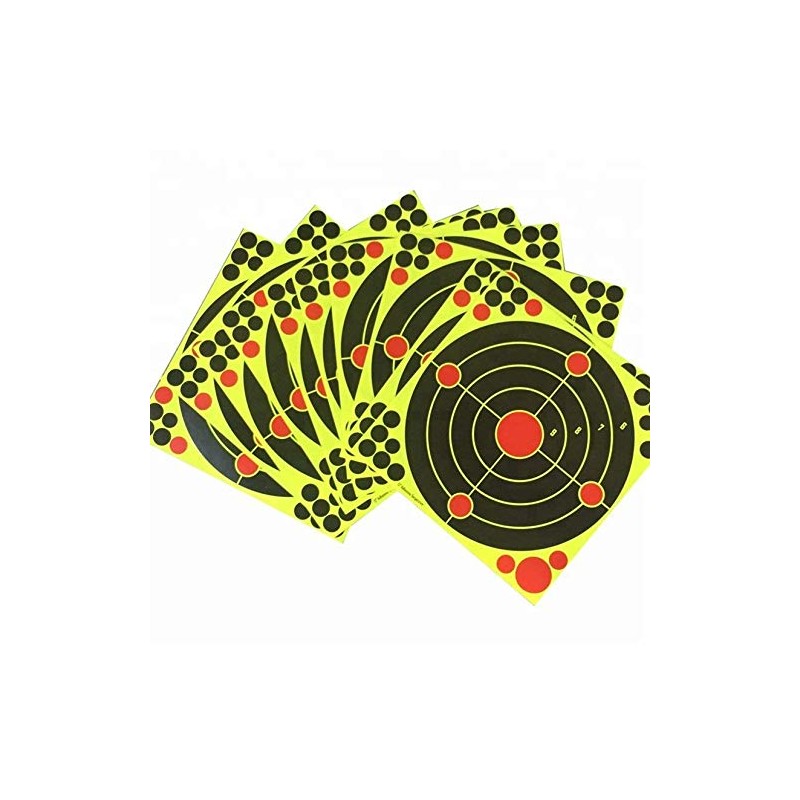 30.5cm / 12 inch Splatter Targets/Shot Burst Light Yellow/Bullet Detection