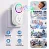 TECKNET Self-Powered Wireless Doorbell Kit - Plug-Through Door Bell with