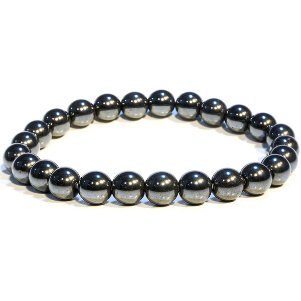EPSAA Hematite Crystal 8MM Bracelet – Healing Crystal Bracelet for
