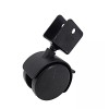 FixtureDisplays 2" Edge Mount 0.7" Board Plastic Wheel 360 Rotation
