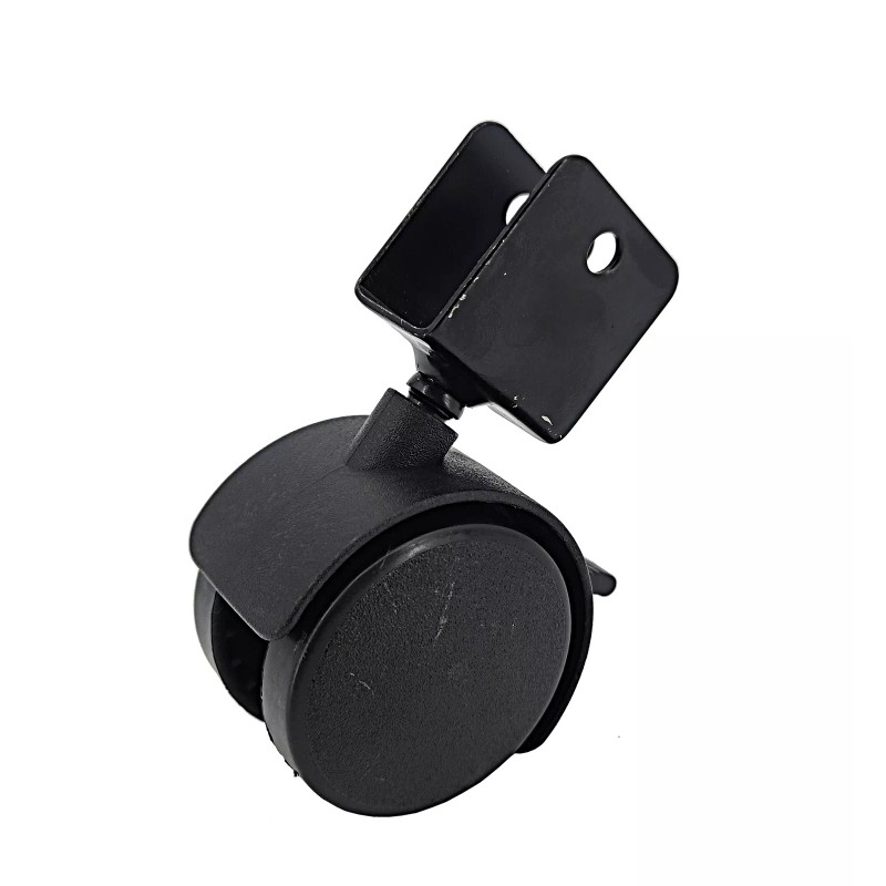 FixtureDisplays 2" Edge Mount 0.7" Board Plastic Wheel 360 Rotation