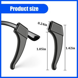 topstart 16 Pairs Eye Glasses Ear Grippers With Storage Box， Eyeglass Holder Anti-slip glass ear grips Silicone Eyeglass Ear Cushion Eyewear Retainers for Sunglasses Presbyopia Glasses Sports Glasses