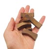 Zelerdo 24 Pieces Wooden Chopstick Holders Chopstick Rest for Home,