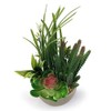 allgala Small Desktop Artificial Combination Succulent Plant Group with Natural