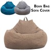 Bean Bag Cover with Handle and Side Pockets Lazy Bag