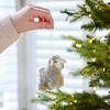 Felt Sheep Christmas Decoration - Felted Ornament - Wool Christmas