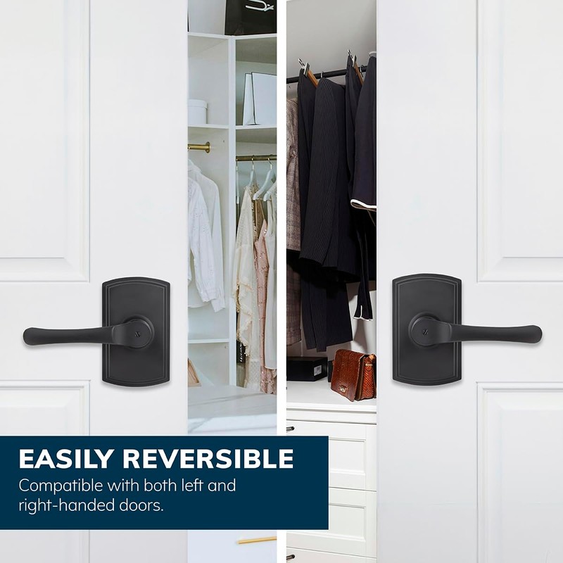 Delaney Callan Hardware Artino Privacy Door Handle, Fits Door 1-3/8