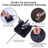 EMOON High Torque Clock Movement Mechanism with 3 Pairs of