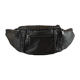 New Travel Bum Bag / Waist Bag / Belt Bag With 4 Zipped Pockets And Adjustable Waist Band (Pack of 1)