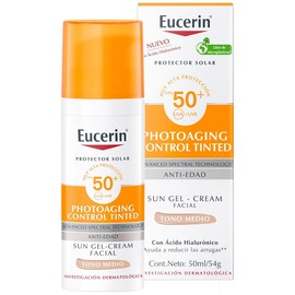 Eucerin Protector Solar Facial Fps 50 Cc Cream Tono Medio, Sun Creme, 50Ml