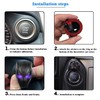 Car Engine Ignition Start Stop Push Start Button Ring Car