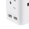 Multi Plug Outlet Extender Electrical Wall Outlet Splitter with 4