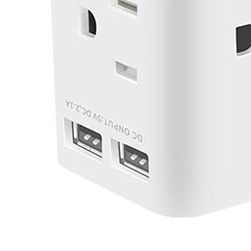 Multi Plug Outlet Extender Electrical Wall Outlet Splitter with 4