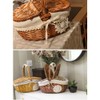 Picnic Basket Handmade Camping Wicker Picnic Basket Shopping Storage Basket
