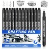 Calligraphy Pens, 12pcs Calligraphy Set For Beginners, Black Drawing Pen,