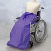 Anzel Wheelchair Raincoat, Care Raincoat, Separate Type Bottom Only Purple