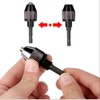 Gasea 0.3-6.5mm 1/4 inch Hex Quick Change Keyless Drill Chuck