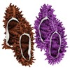 Microfiber Cleaning Mop Slippers Slippers Shoes mop purple 6ea
