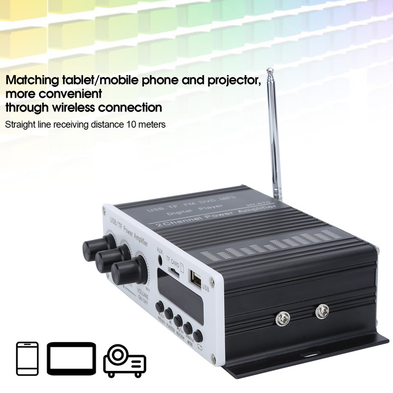 USB Memory Card Digital Player FM Bluetooth 4.2 Car Power