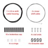 Universal Bicycle Shift Cable Steel Shift Cable Set Hose Front