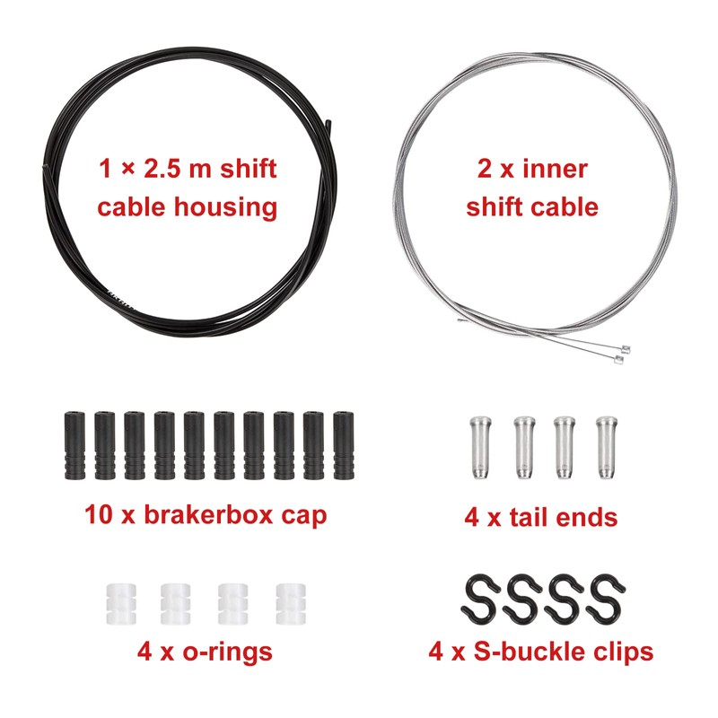 Universal Bicycle Shift Cable Steel Shift Cable Set Hose Front