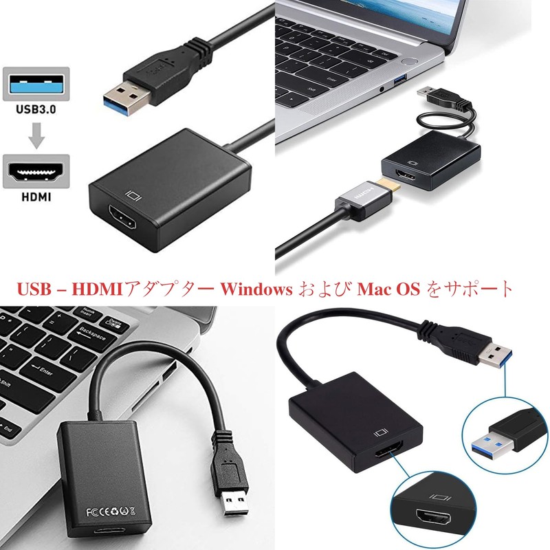 USB HDMI Converter Adapter, 2024 New Mode, USB Display Adapter,