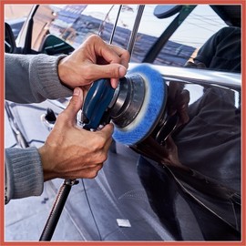 ACROPIX 5pcs Car Polisher Pad Bonnet 7-8 Inch Soft Microfiber Polishing Buffing Pad Cover Car Parts