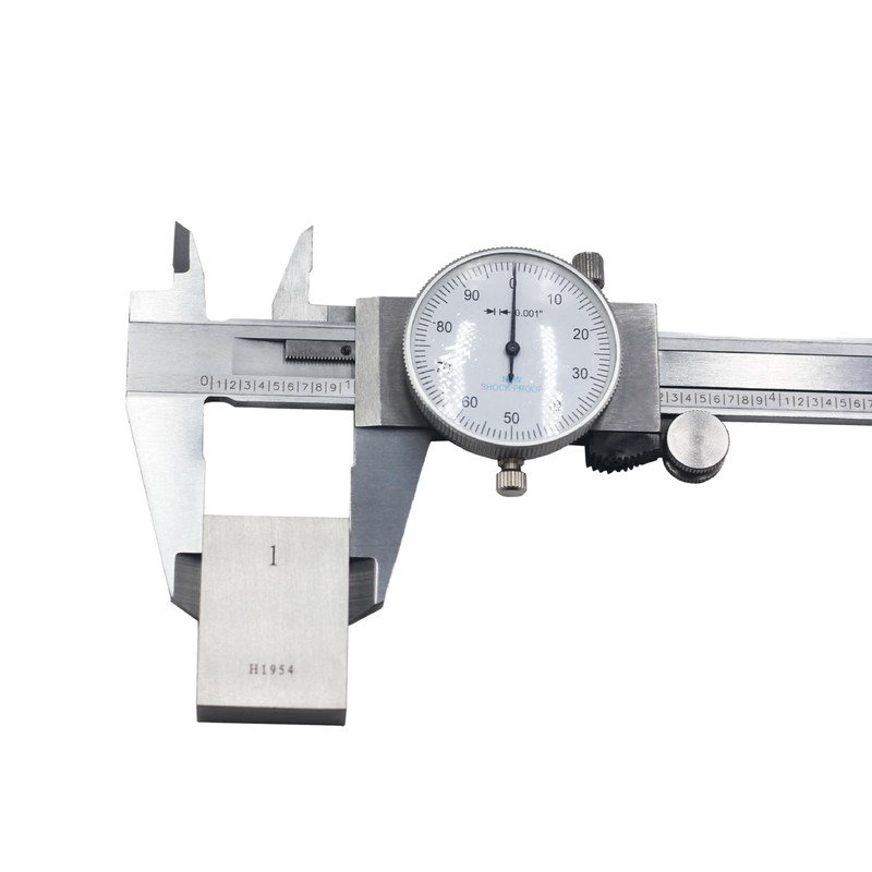 HFS(R) 0-6" Stainless Steel 4 Way Imperial Dial Caliper .001"