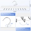 RESOVO Upgraded Tie Rack Hanger with 20 Foldable Metal Hooks,