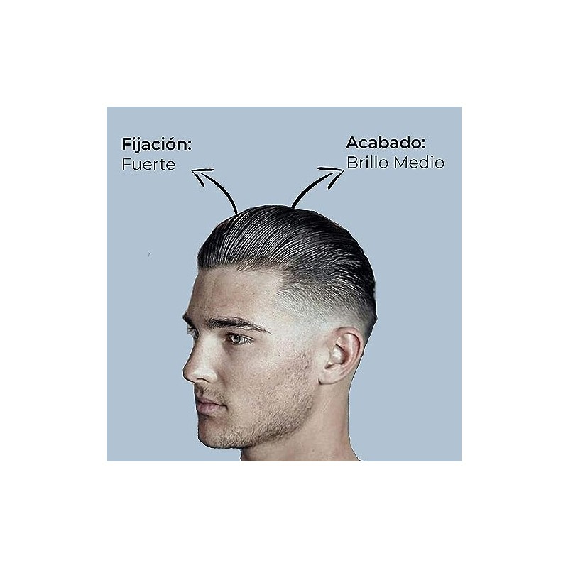 1810 Cera SUPER HOLD POMADE para cabello (Nueva Imagen) -