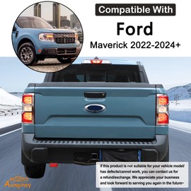 Aunginsy Tail Light Lamp Cover Compatible with Ford Maverick 2022-2024 Car Rear Taillight Lamp Guard Frame Bezels Tail Brake Light Trim Cover Rear Headlight Decorative Cover Protection ABS Accessories