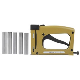 Pistola Manual de Clavos, Pistola de Clavos Manual de Aleación de Aluminio con 1000 Productos Básicos para Manualidades de Madera Muebles Carpetería Diy Wiredecoration Diy