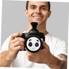 LALAFINA 2pcs Center Pinch Lens Cap Cover with Adorable Panda
