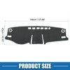 A ABSOPRO Car Dashboard Cover Mat Center Console Interior Trim