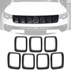 JeCar Rejilla Inserts ABS Front Grill Cover Exterior Accesorios para