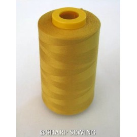 Unbranded 1 SPOOL GOLDEN GLOW 100%  POLYESTER SERGER QUILTING THREAD T27 6000 YARDS #829