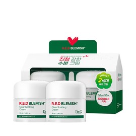 Dr.G (현대Hmall)닥터지 레드 블레미쉬 클리어 수딩 크림 50ml 듀오 기프트 세트+바쿠치올 패드1P (Hyundai Hmall) Dr. G Red Blemish Clear Soothing Cream 50ml Duo Gift Set + Bakuchiol Pad 1P