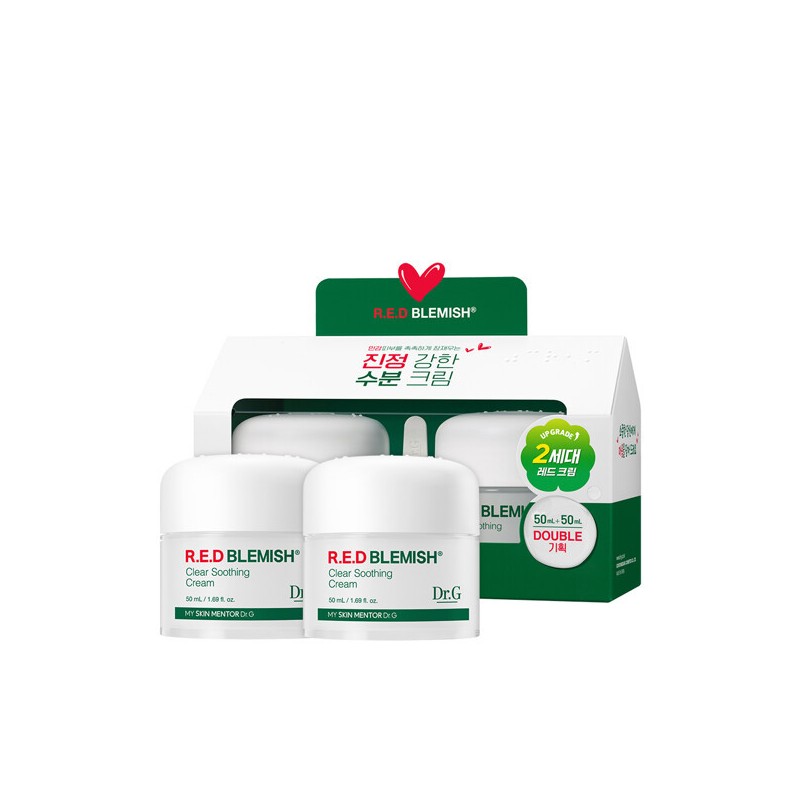 Dr.G (현대Hmall)닥터지 레드 블레미쉬 클리어 수딩 크림 50ml 듀오 기프트