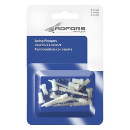 ADFORS 8 Pack Screen Spring Plunger Pull Pin Bolt & Cap 5/16" Frame Window Screening