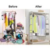 12 x Clothes Covers with Zip, Dustproof, Waterproof, Moisture-Proof, Dust-Proof,