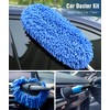 YeewayVeh Kit de plumero de coche, juego de 3 cepilloscon