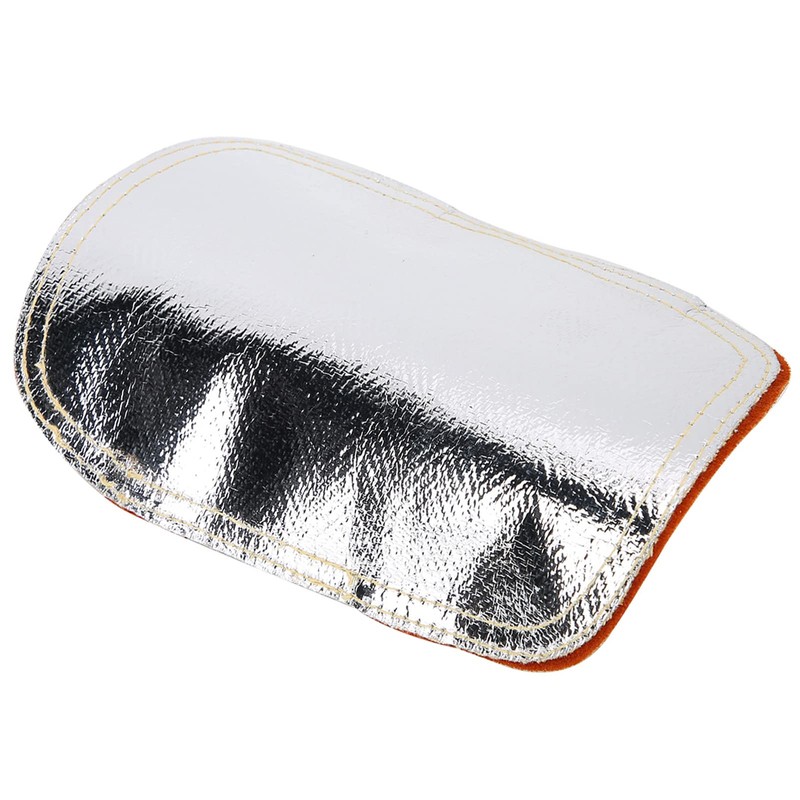 Welding hand protection, welding gloves, heat shield, split cowhide leather,