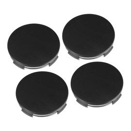 A ABSOPRO Wheel Center Hub Cap Cover 65mm Dia 4 Clips Plastic (Set of 4)