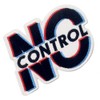 No Control Embroidered Iron-On / Sewn On Patch