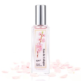 EJW Cherry Blossom Body Spray for Women | Soft Floral Hair Perfume & Body Mist, Alcohol-Free Long-Lasting Fragrance with Aloe & Collagen, 1.01 fl oz